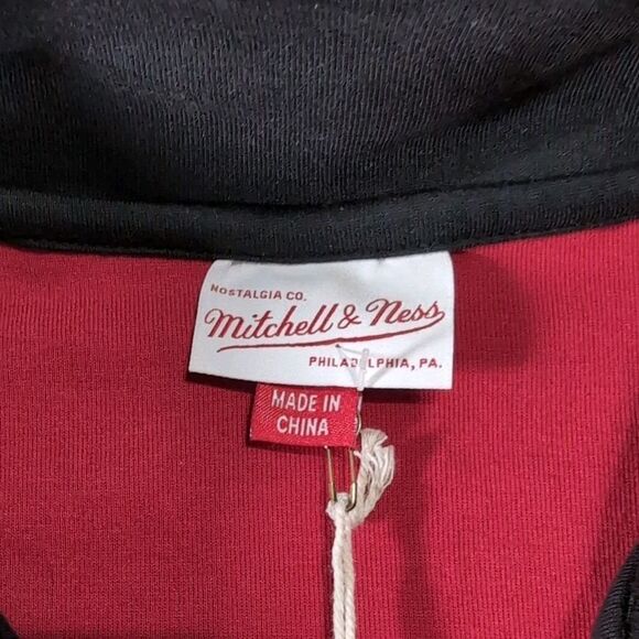 Mitchell & Ness Atlanta Reign Men XL MVP Track Jacket Embroidered Black Red Logo - Picture 6 of 9
